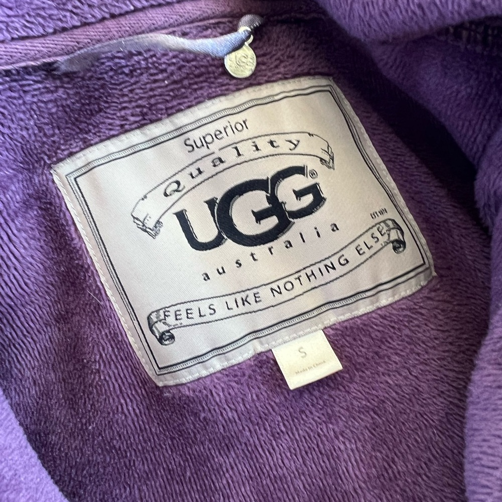 UGG Women's Duffield Purple Robe - Picture 3 of 5